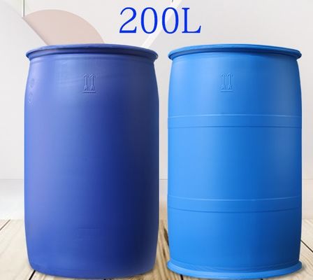 HDPE 200 Litre Chemical Drum OEM / ODM Double Ring Drum Blue