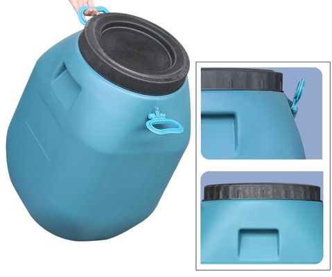 HDPE Chemical Barrel Container 50L Plastic Square Drum 80*47mm