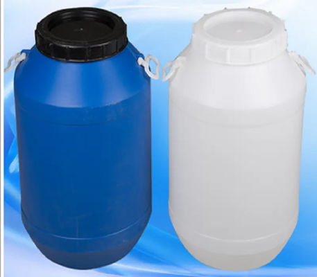 Open Top Blue 200L Plastic Drum HDPE Chemical Barrel Round Shape