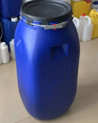 HDPE 60 Litre Plastik Bidon Mavi Üstü Açık Plastik Varil Kokusuz