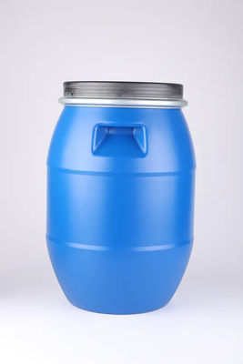 Round 30L Blue Oil Drum HDPE Plastic Drum With Cover Durable