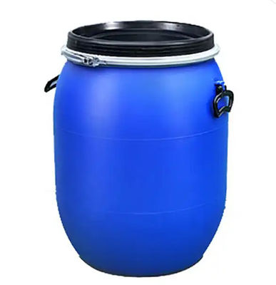 100L Plastic Chemical Drum Open Top Ermentation Barrel With Iron Hoop
