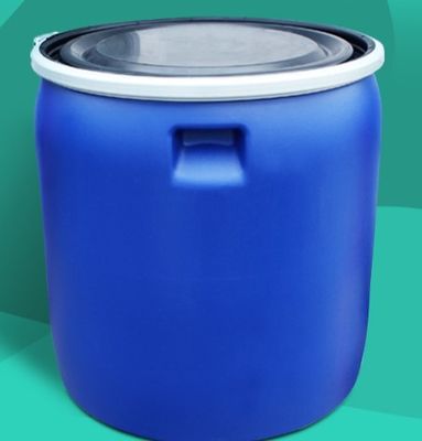 150L Iron Hoop Blue Half Cut Open Round Drum Plastic Chemical Packaging Drum