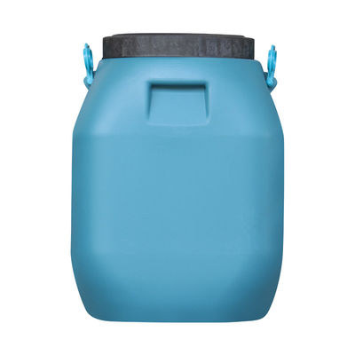 50L Square Blue Plastic Barrel Drum Removable Bucket Chemical ISO9001