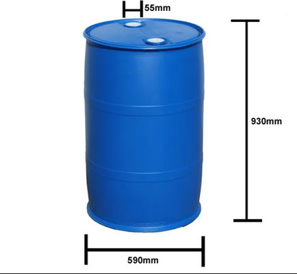 HDPE 55 แกลลอนถังพลาสติกเปิดด้านบน OEM / ODM ถังเคมีพลาสติก