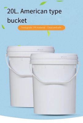 ODM 20 Liter Plastic Drum HDPE 20L Food Grade Bucket For Paint
