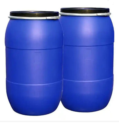 OEM / ODM Blue Plastic Chemical Container With Iron Hoop Ring