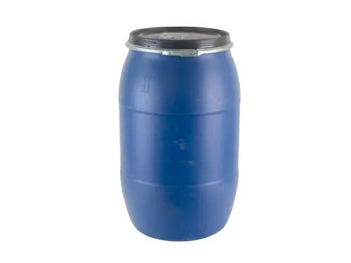 Solid Liquid 120L Blue Barrel Cylindrical Plastic Drum 120L Capacity