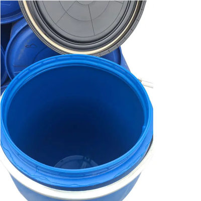 Tambour en plastique bleu adapté aux besoins du client de 55 gallons 200 diamètre du HDPE 450mm de litre