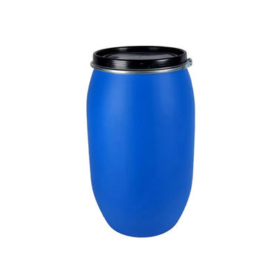 Tambour en plastique bleu adapté aux besoins du client de 55 gallons 200 diamètre du HDPE 450mm de litre