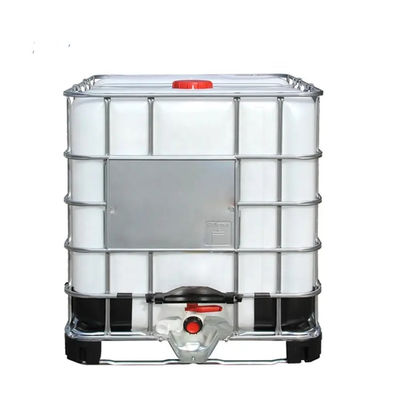 Stackable IBC Chemical Container 1000L IBC Plastic Tote White