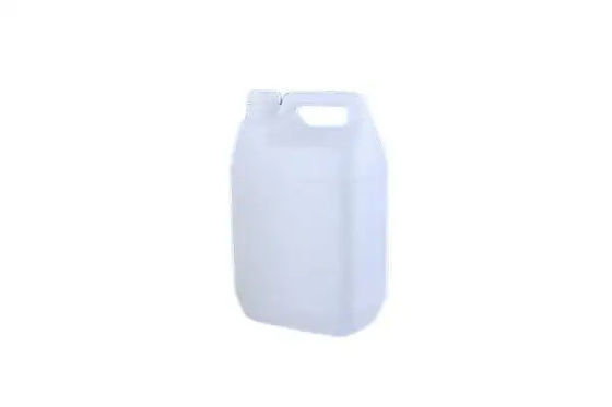 Tamper White Plastic Jerry Can Enclosed 38mm Integrated Top Handle Flat Sides