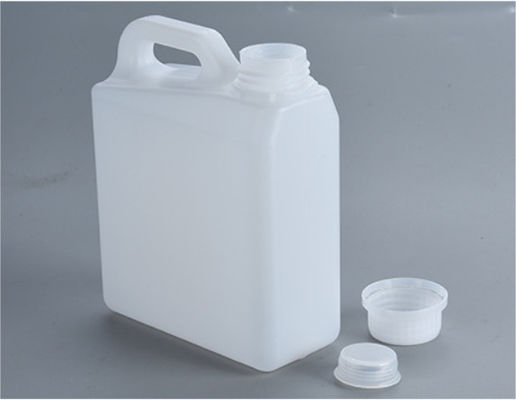 1L Dishwashing Liquid Plastic Bottle Disinfectant Water Square Flat Can HDPE Peanut Oil Chemical Plastic Barrel