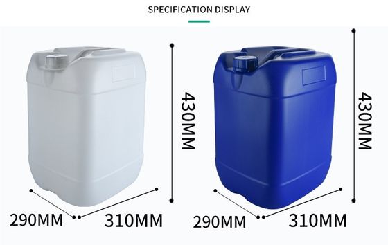 30L New HDPE Plastic Square Barrel Corrosion, Acid And High Temperature Resistance