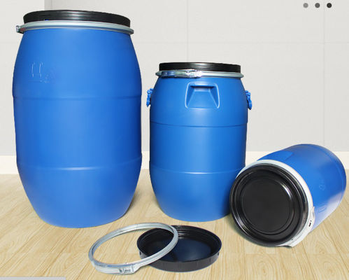 125L Flange Plastic Raw Material Barrel Opening Iron Hoop Chemical Barrel